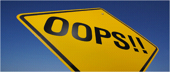 [Oops Sign]
