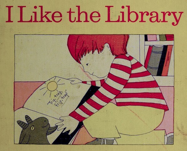 cover of book called I Like the Library