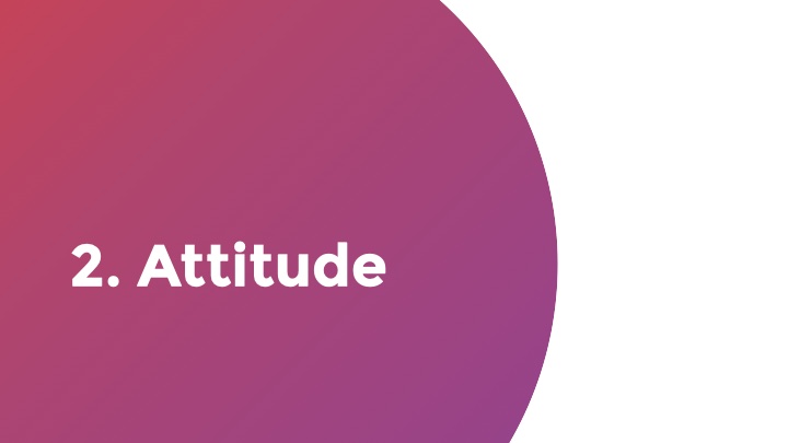 Title Slide. 2. Attitude
