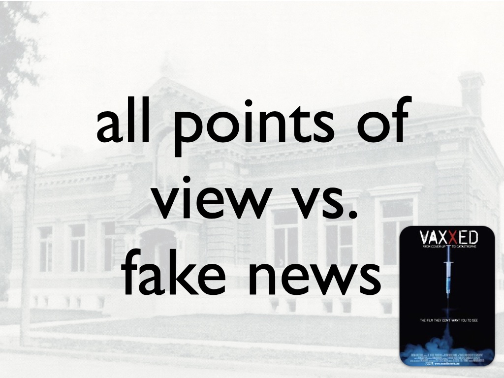all points of view vs. fake news