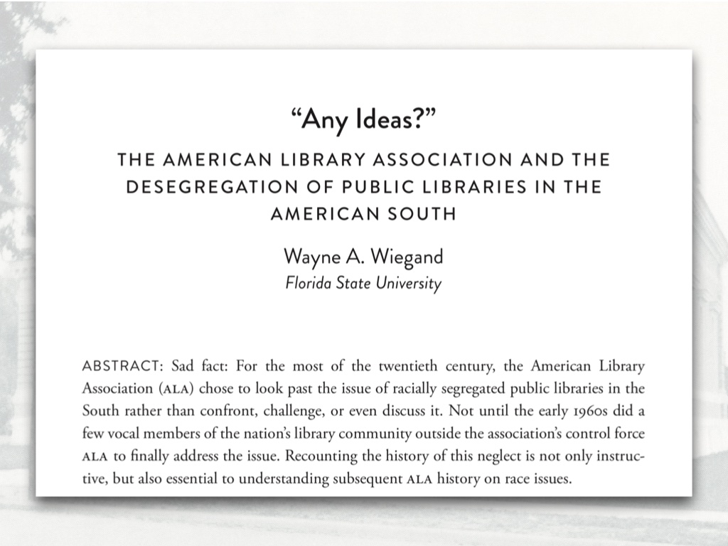 full page image of the first few sentences of Wayne Weigand's article: 