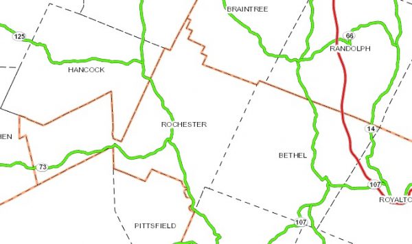 map showing all the little towns I've been talking about in relations to one another. They are all contiguous but they are all in different counties.