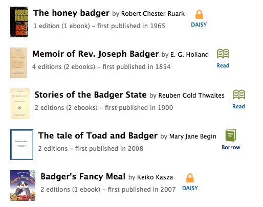 badger