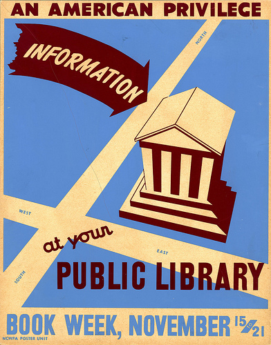 wpa library poster